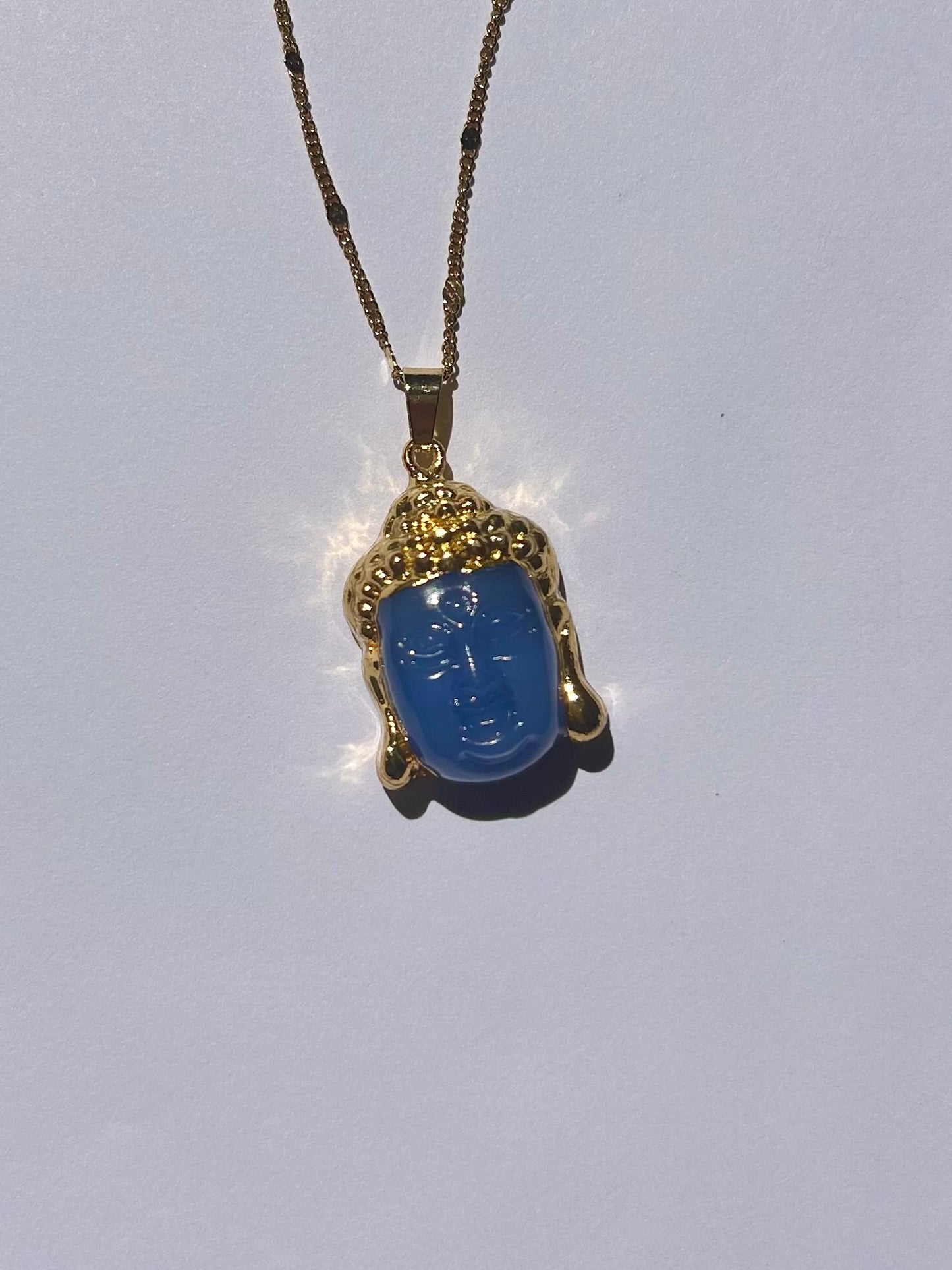 Buddha head necklace