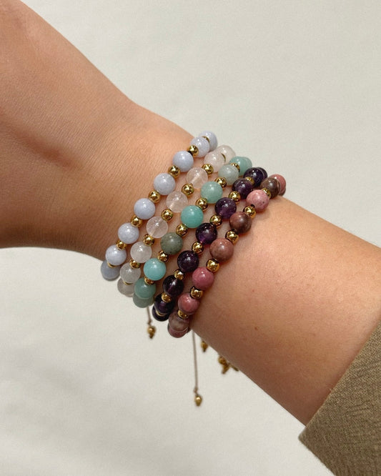 Pulseras ajustables de cuarzo